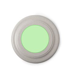 Frisbee ecológico con fibra vegetal de bambú | Parte superior | 100 x 100