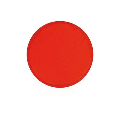 Frisbee de poliéster plegable con funda Roj