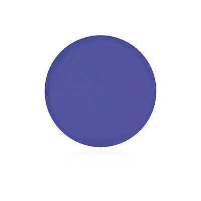 Frisbee de poliéster plegable con funda Azul