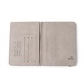 Funda pasaporte PU Leather con cierre elástico