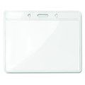 Funda portacredenciales transparente 10 x 8 cm