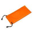 Funda suave para gafas con cordón Naranja