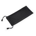 Funda suave para gafas con cordón Negro