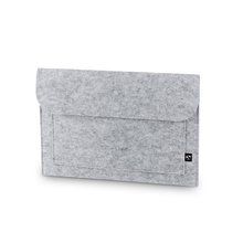 Funda de fieltro reciclado para portátil Gris Claro