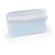 Funda portamascarillas de PP flexible Blanco Talla Única Adulto