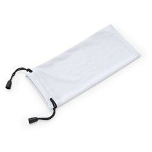 Funda suave para gafas con cordón Blanco
