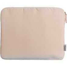 Funda de algodón reciclado para portátil Natural