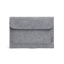 Funda para portátil de fieltro 15" Gris
