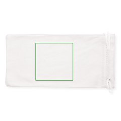 Funda de Gafas Blanca en Microfibra | Frontal | 60 x 60