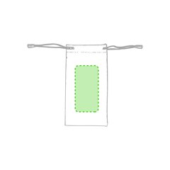 Funda de poliéster para gafas con cierre de cordones | Cara B | 100 x 50