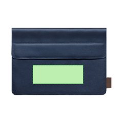 Funda Portátil 14" de Cuero Reciclado | Centrado en el frente | 190 x 70