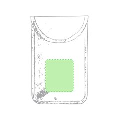 Funda de seguridad para smartphone con protección RFID | Parte inferior centrado | 60 x 70