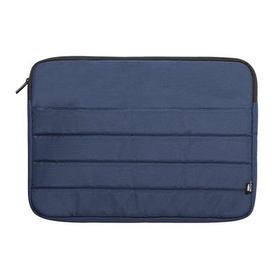 Funda Portátil 15'' Acolchada RPET 300D Cremallera Mar