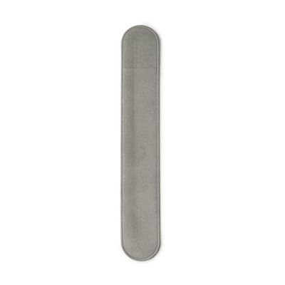 Funda de antelina para bolígrafo Gris Talla Única Adulto