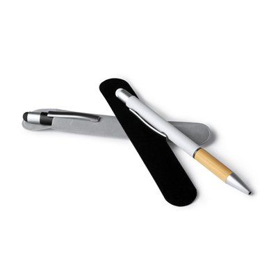 Funda de antelina para bolígrafo