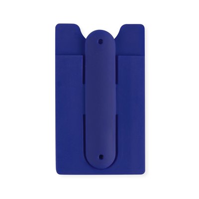 Funda multiusos, tarjetero y soporte para móvil Azul