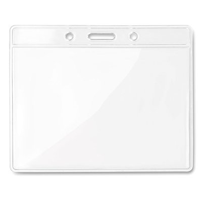 Funda portacredenciales transparente 10 x 8 cm Transparente