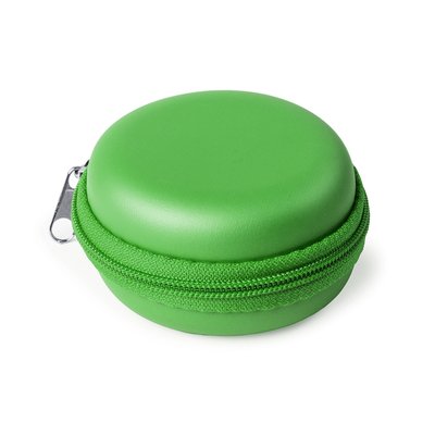 Funda portamonedas redonda de polipiel suave