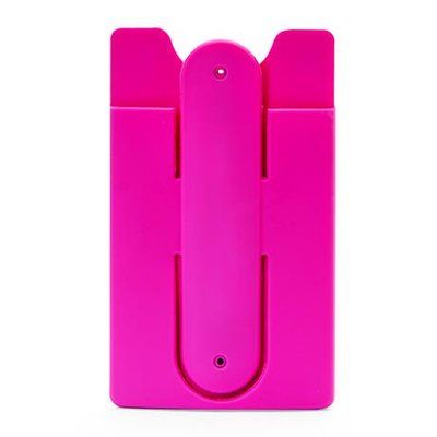 Funda soporte de silicona para móvil Fucsia Talla Única Adulto