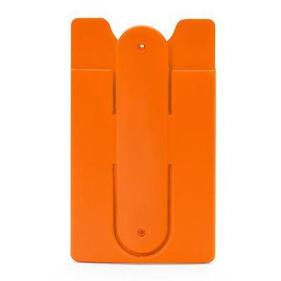 Funda soporte de silicona para móvil Naranja Talla Única Adulto