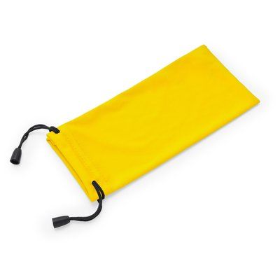 Funda suave para gafas con cordón Amarillo Talla Única Adulto