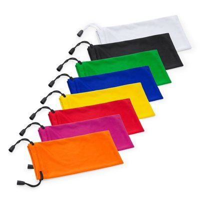Funda suave para gafas con cordón