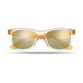 Gafas de sol polarizadas con monturas translucidas Naranja