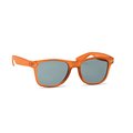 Gafas RPET UV400 Clásicas Naranja Transparente