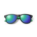 Gafas de sol con montura bicolor Verde Helecho Talla Única Adulto
