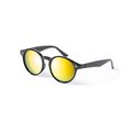 Gafas Sol UV400 de Diseño RPET Efecto Espejo Amarillo