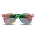 Gafas de sol UV400 multicolor con montura de PC