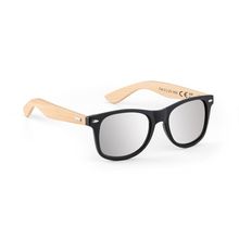 Gafas de sol con montura de PP y bambú Negro