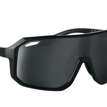 Gafas de sol deportivas con lentes espejadas UV400 Negro