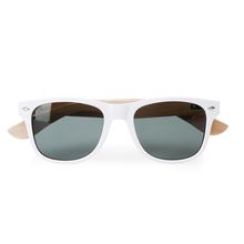 Gafas de sol con varillas de bambú Blanco
