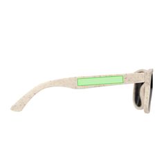 Gafas Sol Bambú UV400 Color Natural | En la patilla izquierda | 40 x 6