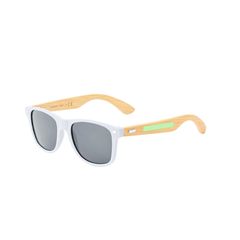 Gafas de sol bambú UV400 lentes espejo | Area 1 | 40 x 6