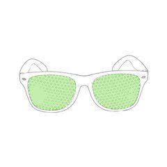 Gafas con lentes perforadas | Lente Derecha | 45 x 55