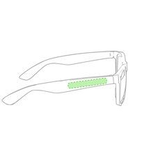 Gafas de sol bicolor UV400 | En la patilla izquierda | 40 x 6