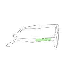 Gafas de sol circulares vintage UV400 | En la patilla derecha | 31 x 5