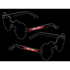 Gafas de Sol UV400 Lentes Corazón | Zona 1 | 50 x 5