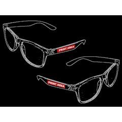 Gafas transparentes protección UV400 | 2 patillas | 45 x 8