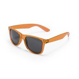 Gafas de sol de montura translucida Naranja