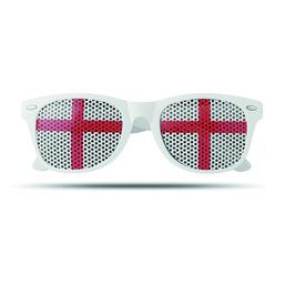 Gafas personalizadas con bandera en las lentes Marfil