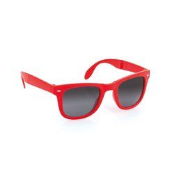Gafas de sol clásicas plegables Rojo