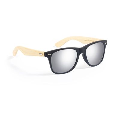 Gafas Sol Bambú UV400 Gri