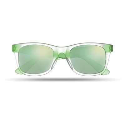 Gafas de sol polarizadas con monturas translucidas Verde
