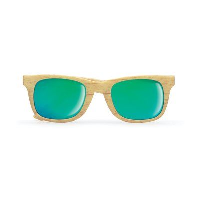 Gafas de sol con acabado efecto madera UV400