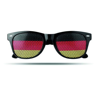 Gafas personalizadas con bandera en las lentes Amarillo