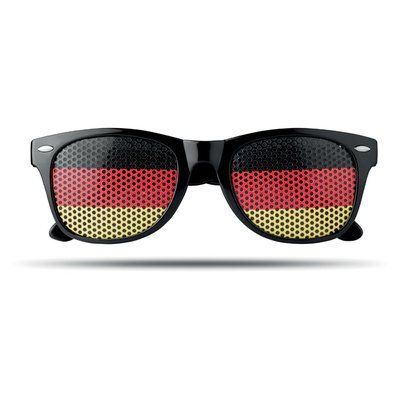 Gafas personalizadas con bandera en las lentes Amarillo