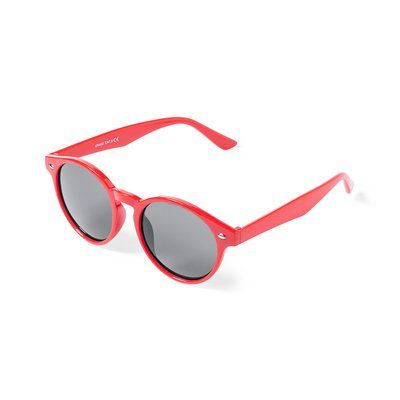 Gafas de sol circulares vintage UV400 Rojo